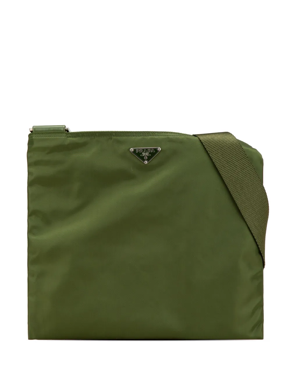 Prada Pre-Owned 2013-2024 Tessuto Zip Top crossbody bag | Green | Image 1