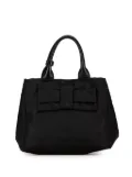 Prada Pre-Owned 2013-2024 Tessuto Canapa Logo Bow satchel - Black