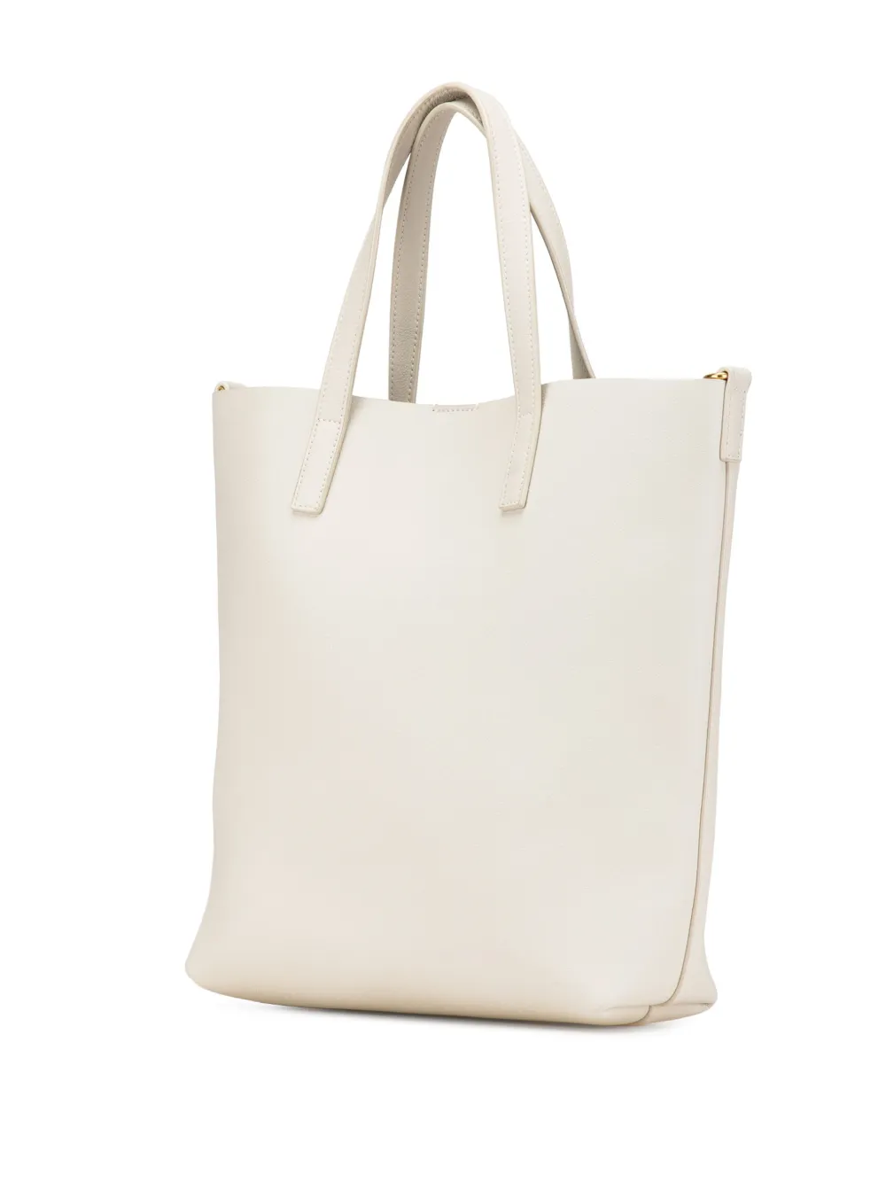 Saint Laurent Pre-Owned 2020 Toy North South Shopping Tote leren shopper - Wit