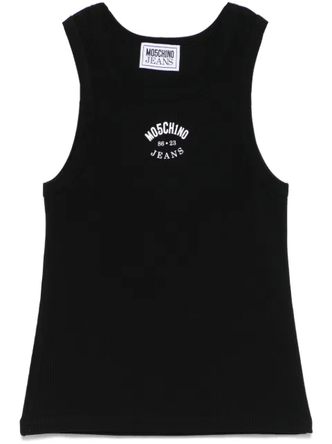 MOSCHINO JEANS logo-print tank top