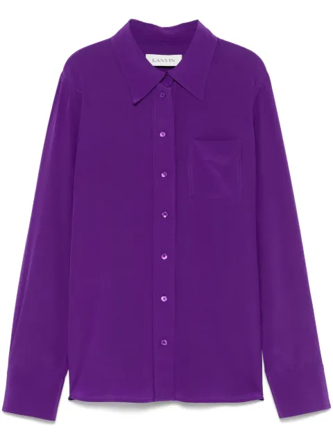 Lanvin camisa de seda
