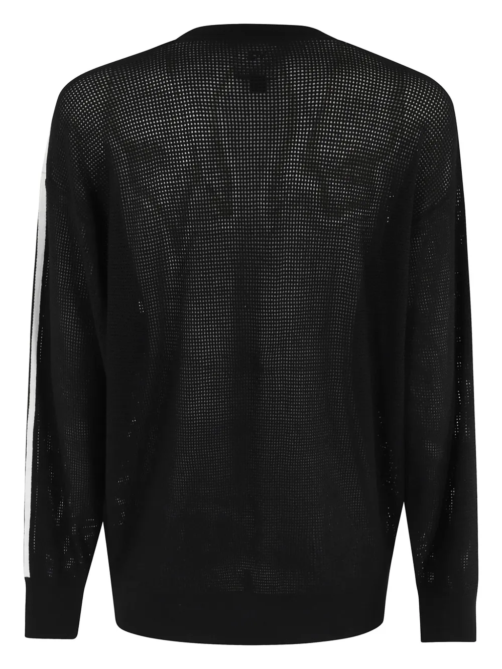 Y-3 Sweater met franje en patch - Zwart