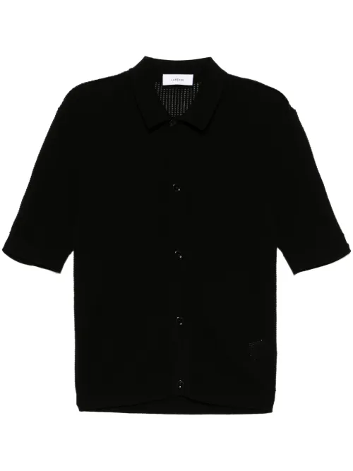 Lardini chemise en maille - Noir - Lardini - Modalova