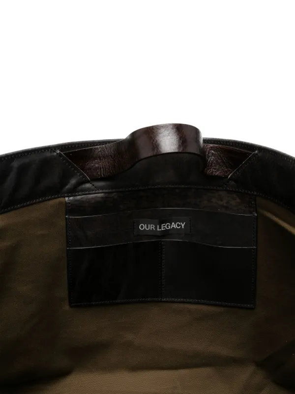 OUR LEGACY Oblong Tote Bag | Black | FARFETCH