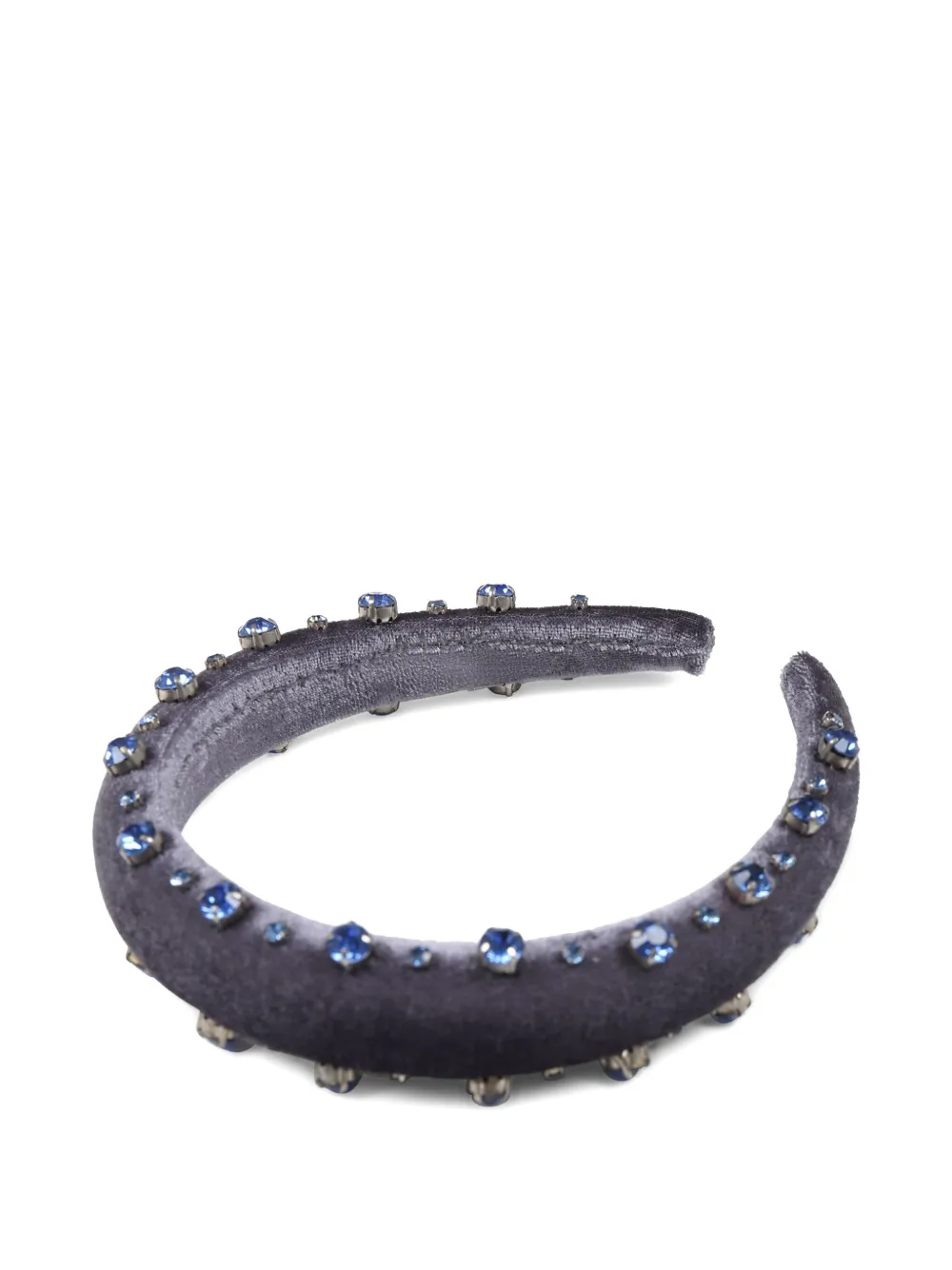 LàTaRa crystal-embellished headband - Blauw