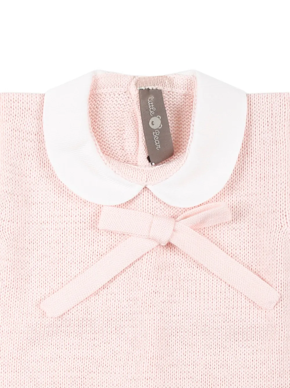 Little Bear Gebreide katoenen tanktop Roze