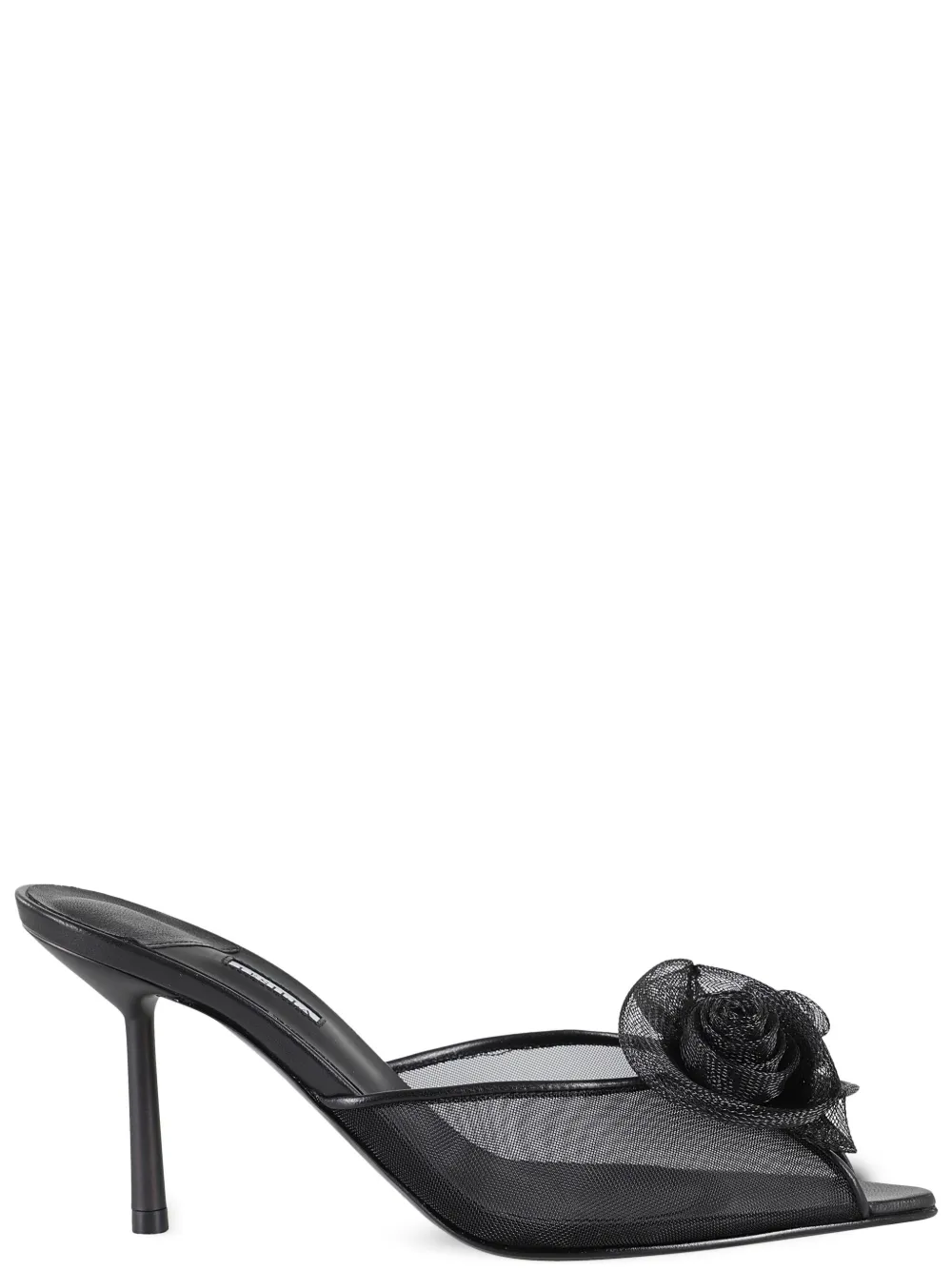 Le Silla floral-appliqué mules Black