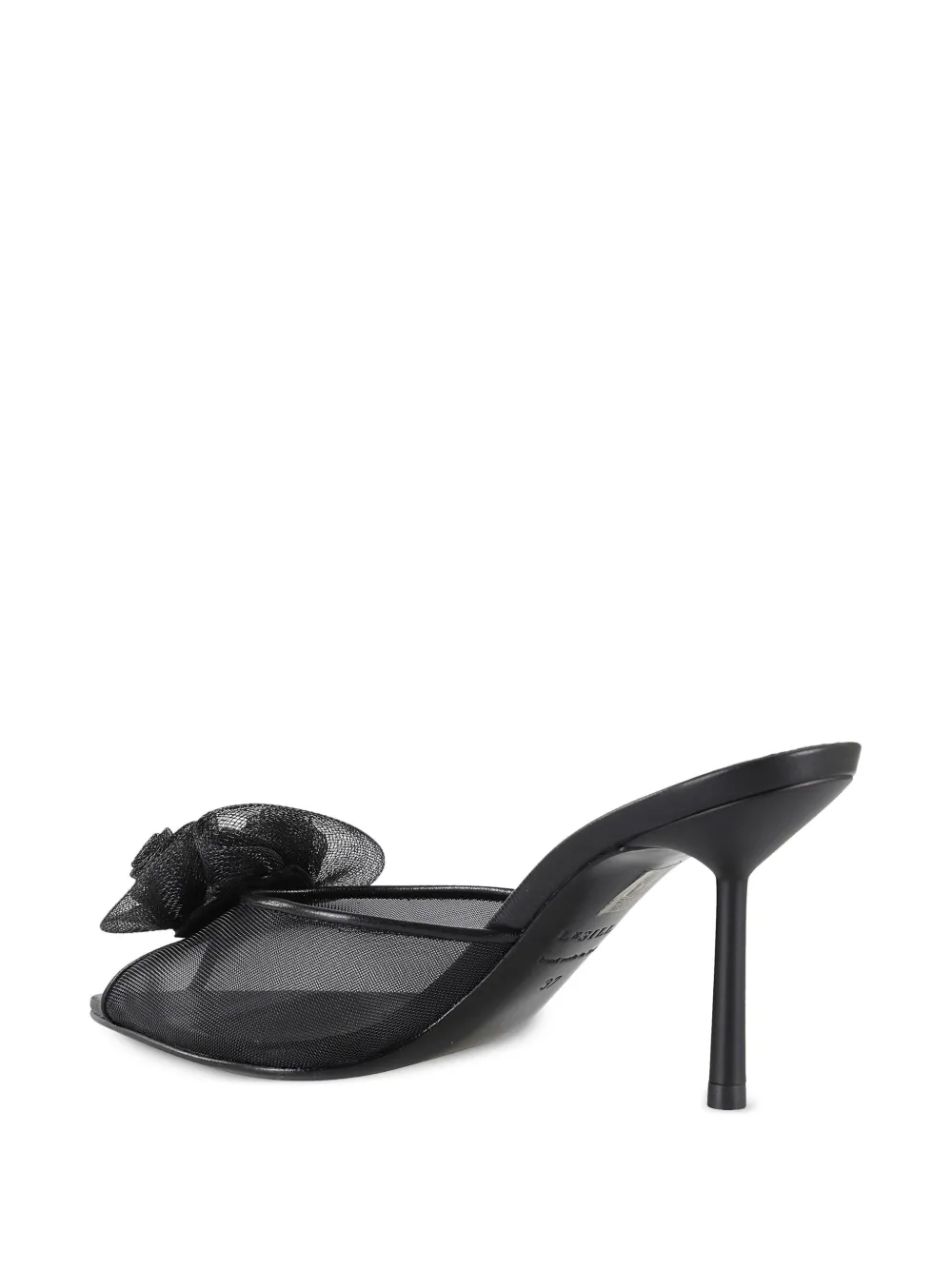 Le Silla floral-appliqué mules Black