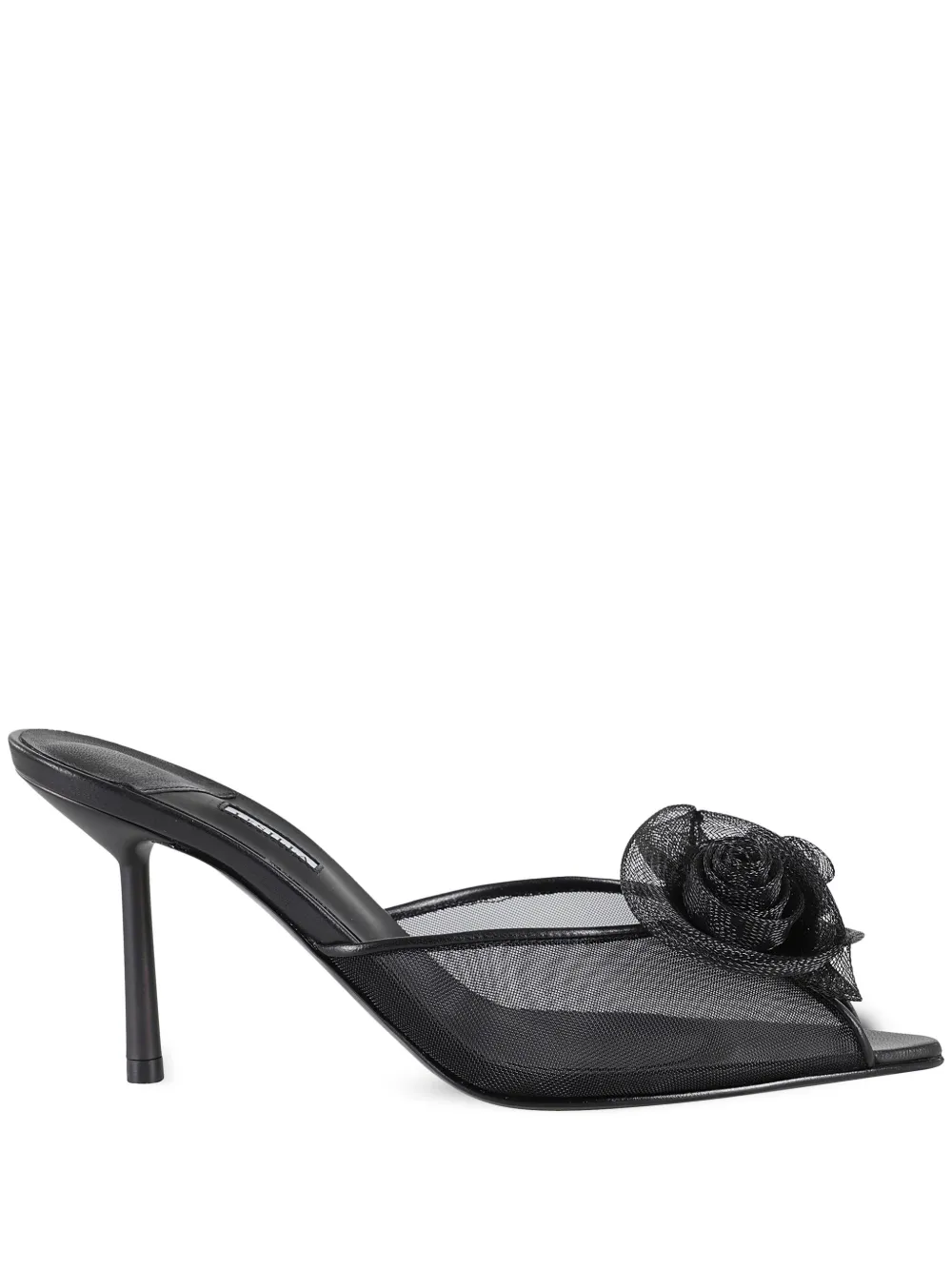 Le Silla floral-appliqué mules Black