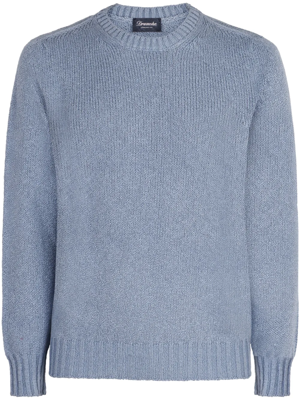 Drumohr cotton jumper | Blue | Image 1