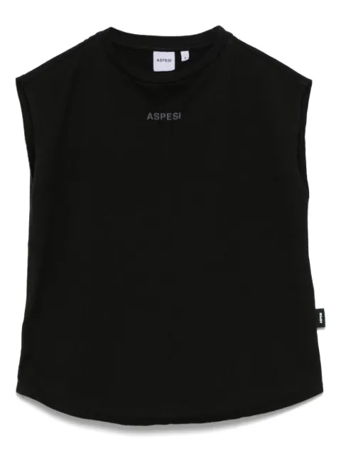 Aspesi Kids playera con logo estampado
