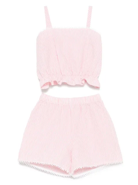 Il Gufo set de shorts con motivo de rayas