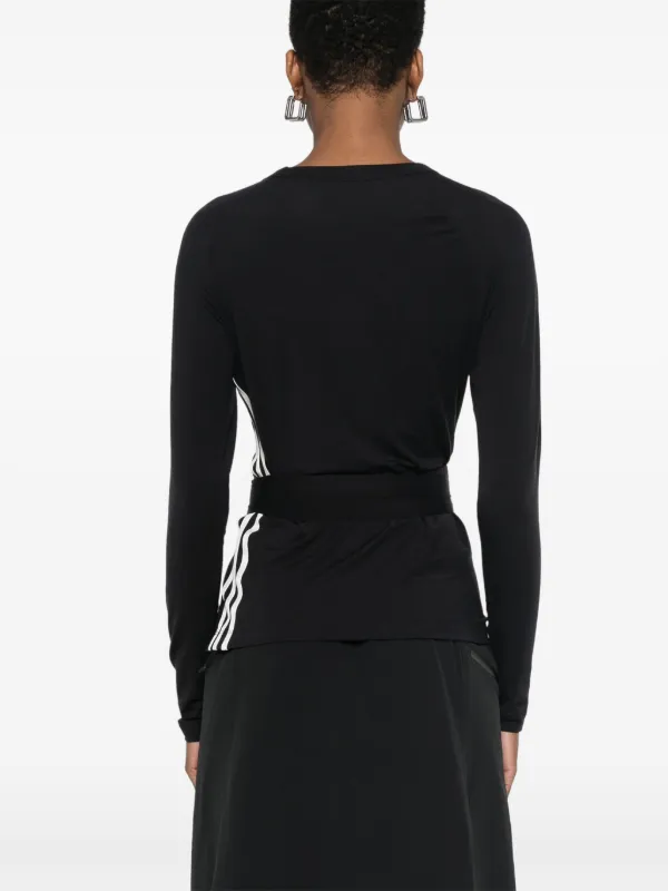 Y-3 long-sleeves T-shirt | Black | FARFETCH RO