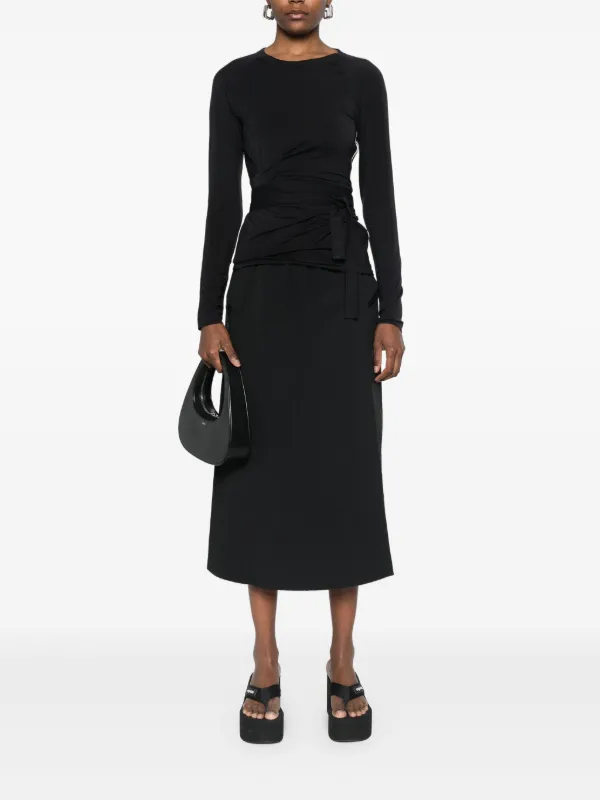 Y-3 long-sleeves T-shirt | Black | FARFETCH RO