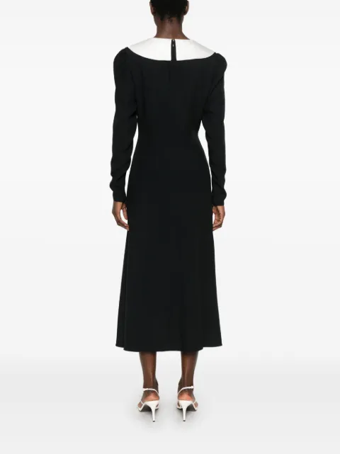 Alessandra Rich crepe midi dress FABX4029F4504 - 3
