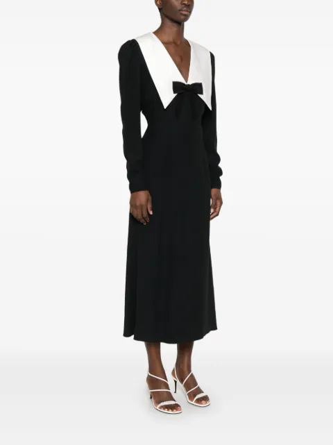 Alessandra Rich crepe midi dress FABX4029F4504 - 2