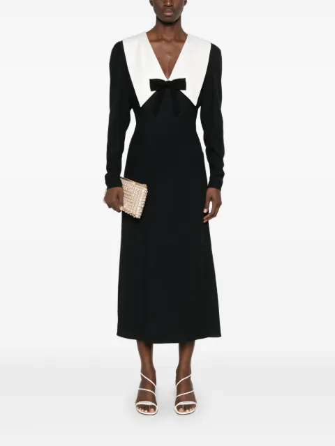 Alessandra Rich crepe midi dress FABX4029F4504 - 1
