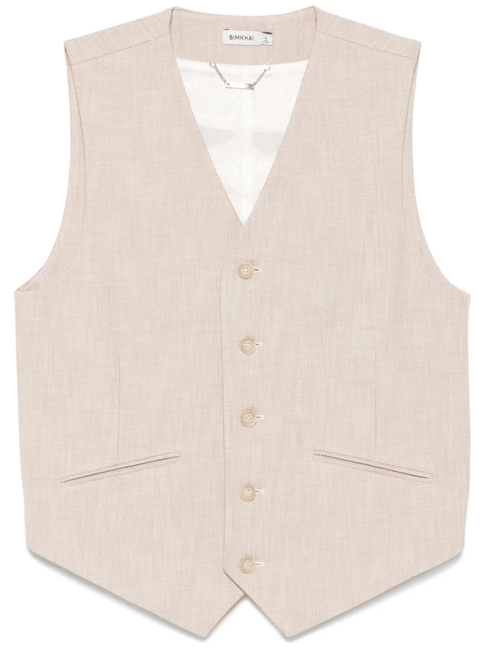 Simkhai George waistcoat | Neutrals | Image 1