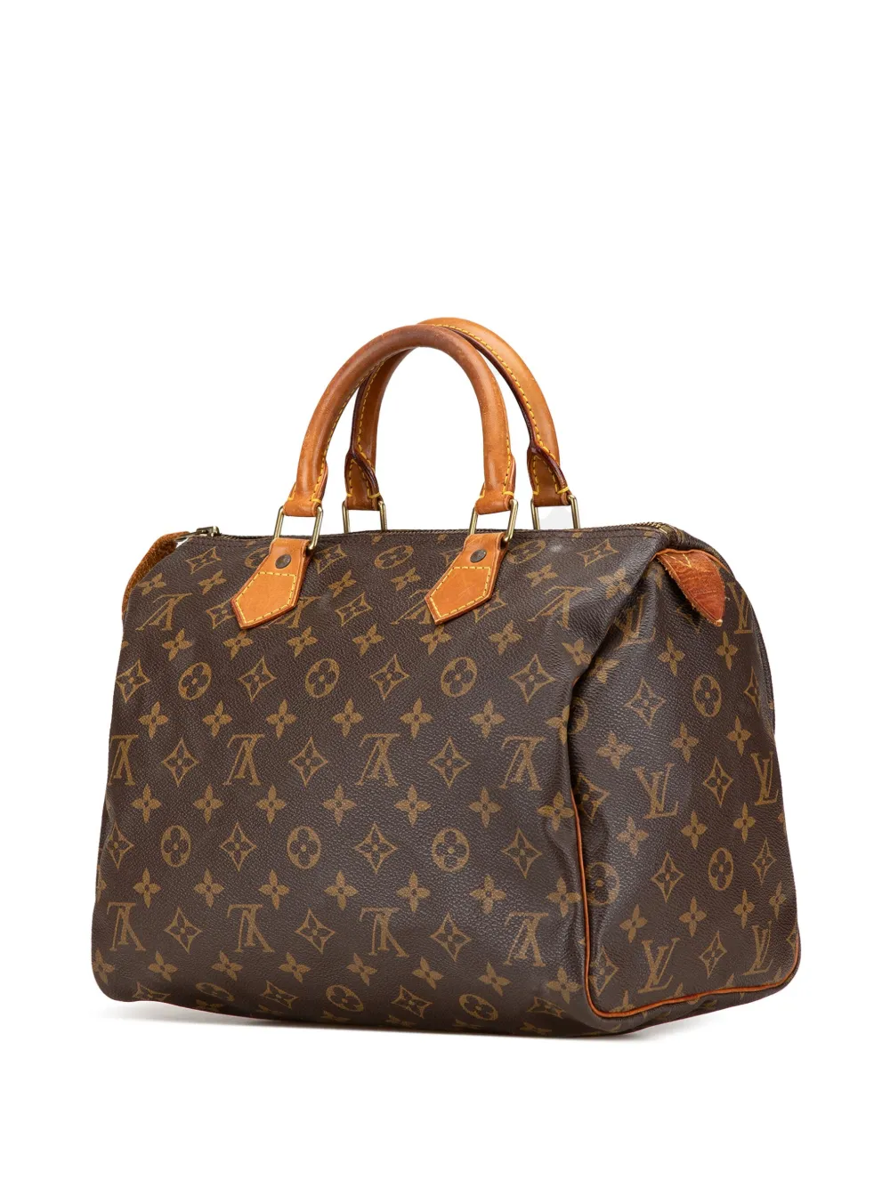 Louis Vuitton Pre-Owned 1997 Speedy 30 Boston tas met monogram - Bruin