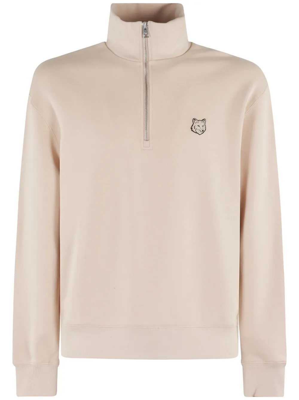 Shop Maison Kitsuné Logo Patch Sweatshirt In 中性色