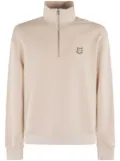 Maison Kitsuné logo patch sweatshirt - Neutrals