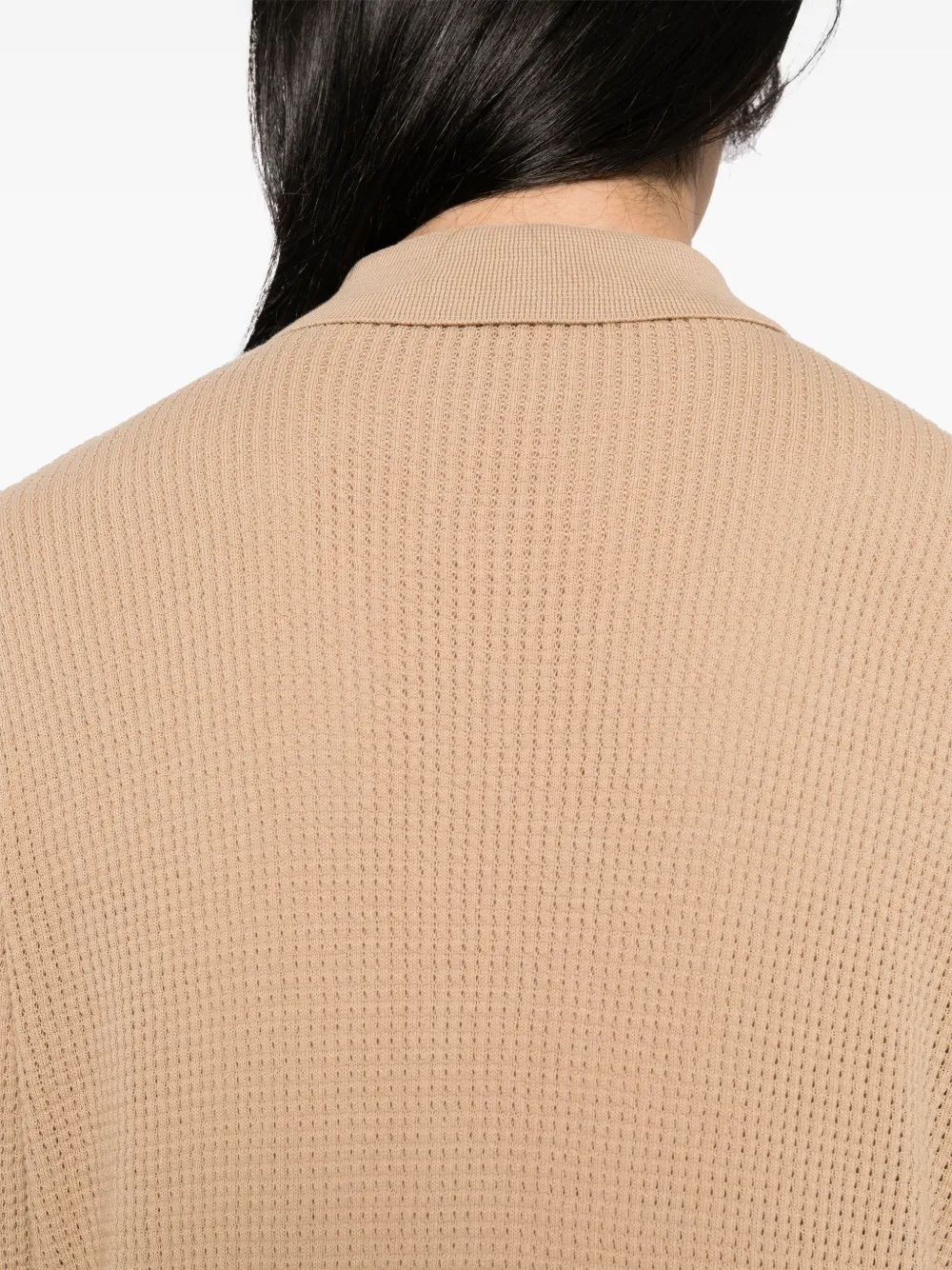 Lardini Gebreid overhemd Beige