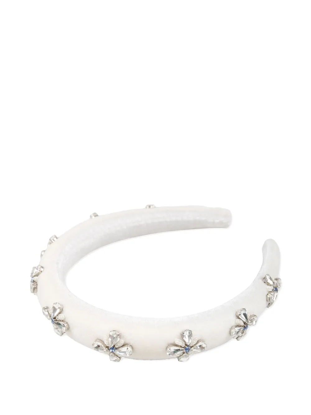 LàTaRa crystal-embellished headband - Beige