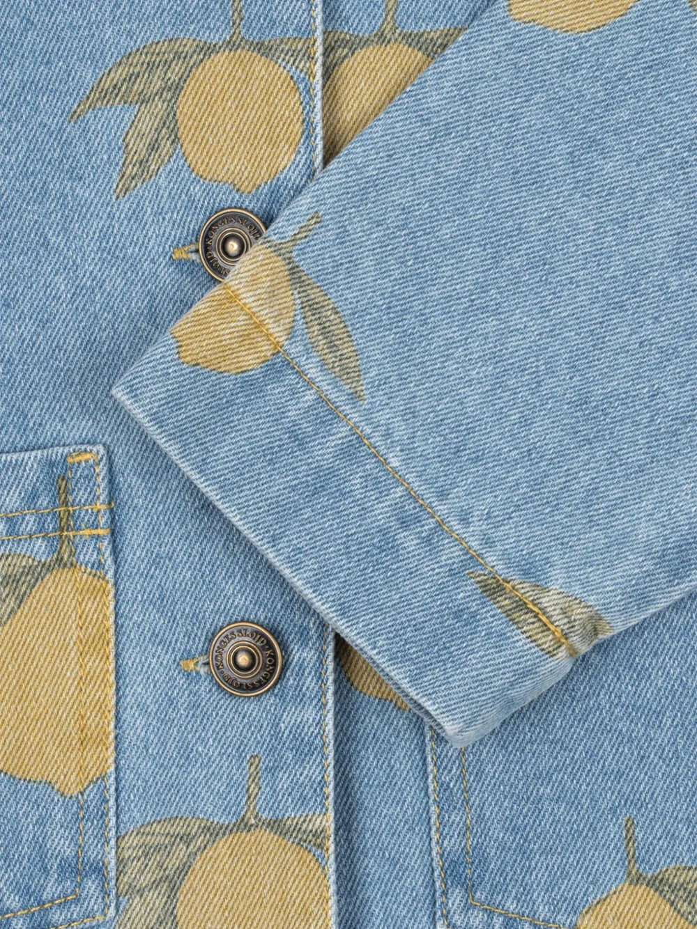 Konges Sløjd Jack met citroenprint Blauw
