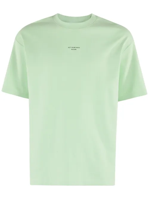 T-shirt The Slogan Classique - Drôle De Monsieur - Modalova