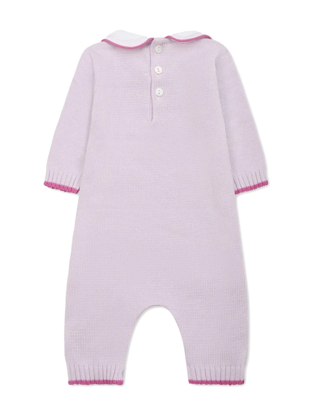 Little Bear cotton babygrow set - Paars