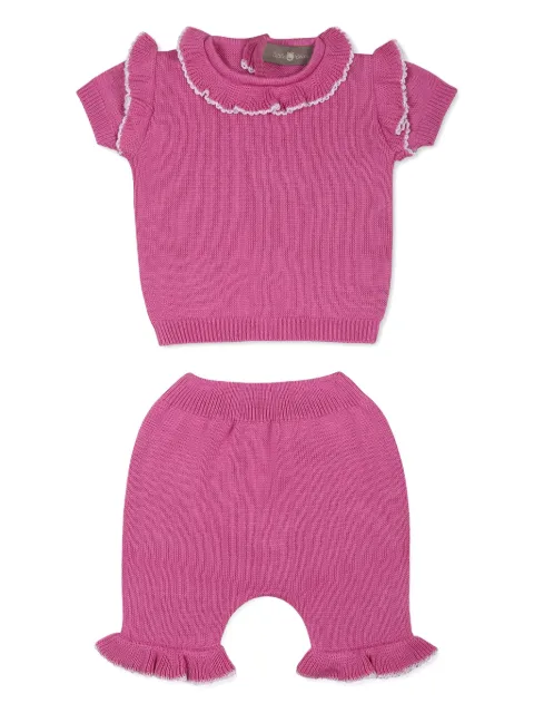 Little Bear osito pequeño 1119PEONIAGLICINE fucsia en 100% algodón