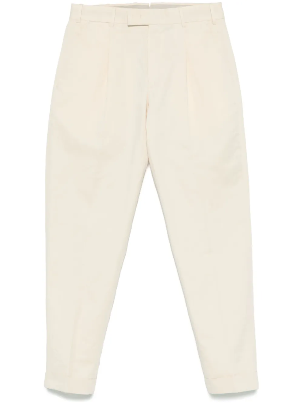 PT Torino Broek met toelopende pijpen Beige