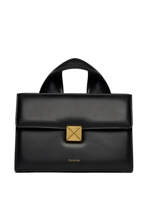 Sac à main à logo imprimé - Nanushka - Modalova