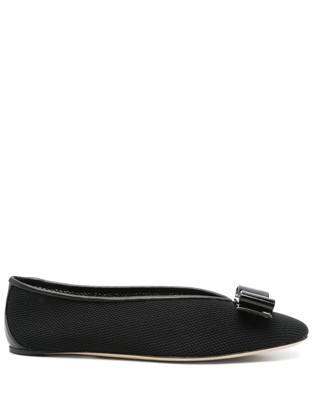 Ferragamo Vara ballet flats Black