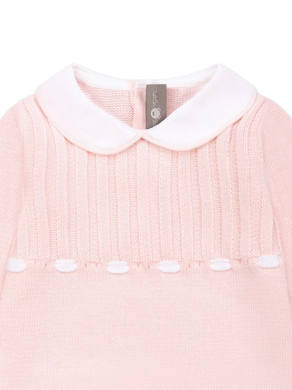 Little Bear Cotton Babygrow Set In Pink