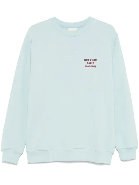 Drôle De Monsieur Le Sweatshirt Slogan top