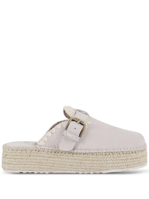 Mou suede slippers