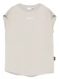Aspesi Kids logo-print T-shirt - Grey
