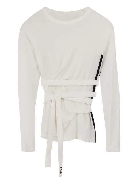 Y-3 tie-fastening T-shirt 