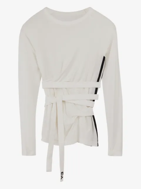 Y-3 tie-fastening T-shirt 