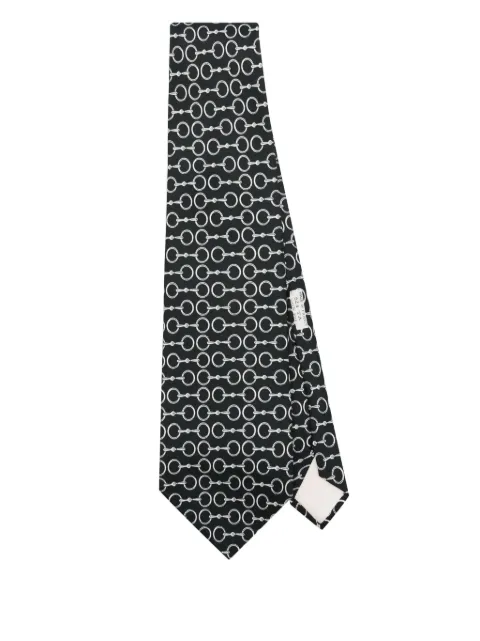 Hermès Pre-Owned corbata de seda 1990