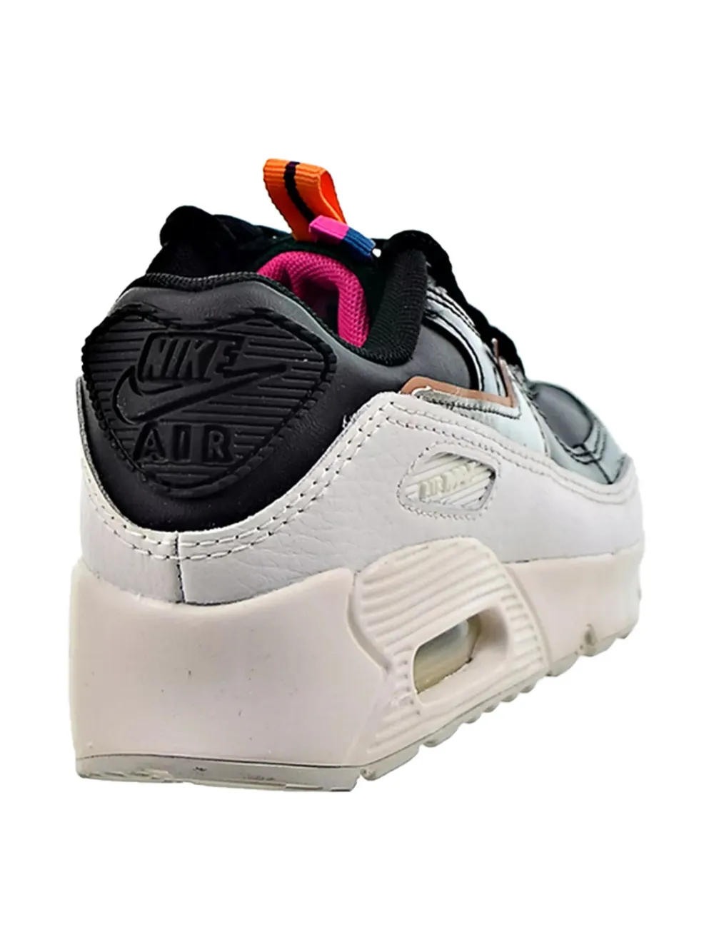 Nike Kids Air Max 90 SE "Off Noir Metallic Pewter" sneakers Black