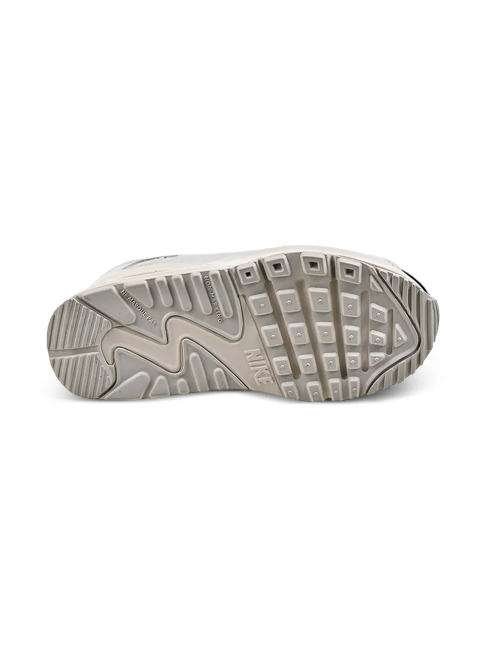 Nike Kids Air Max 90 SE "Off Noir Metallic Pewter" sneakers Zwart