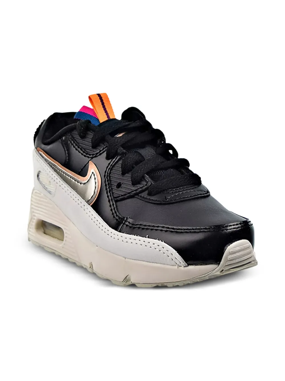 Nike Kids Air Max 90 SE "Off Noir Metallic Pewter" sneakers Black