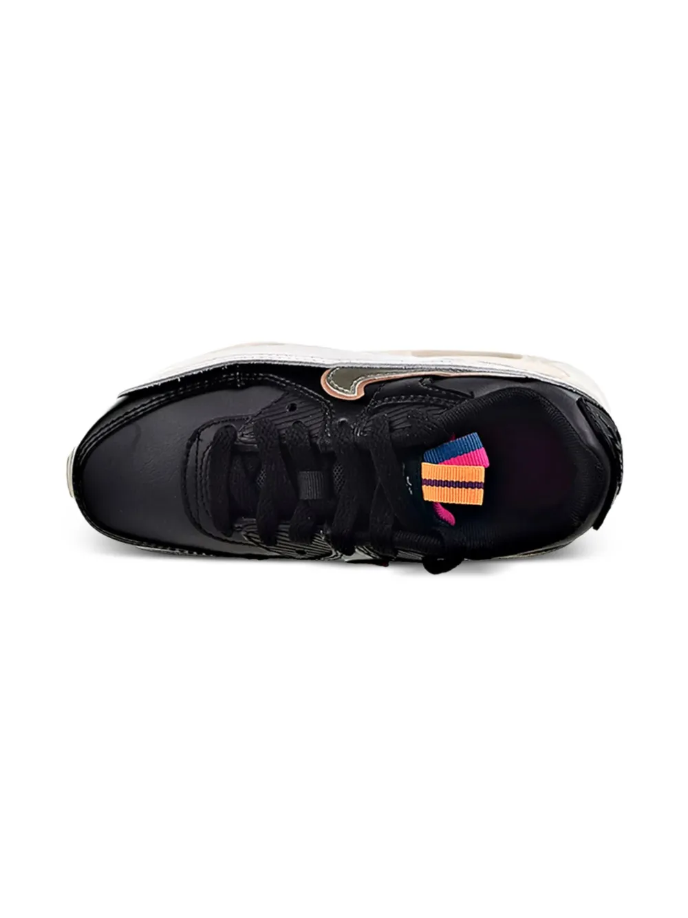 Nike Kids Air Max 90 SE "Off Noir Metallic Pewter" sneakers Zwart