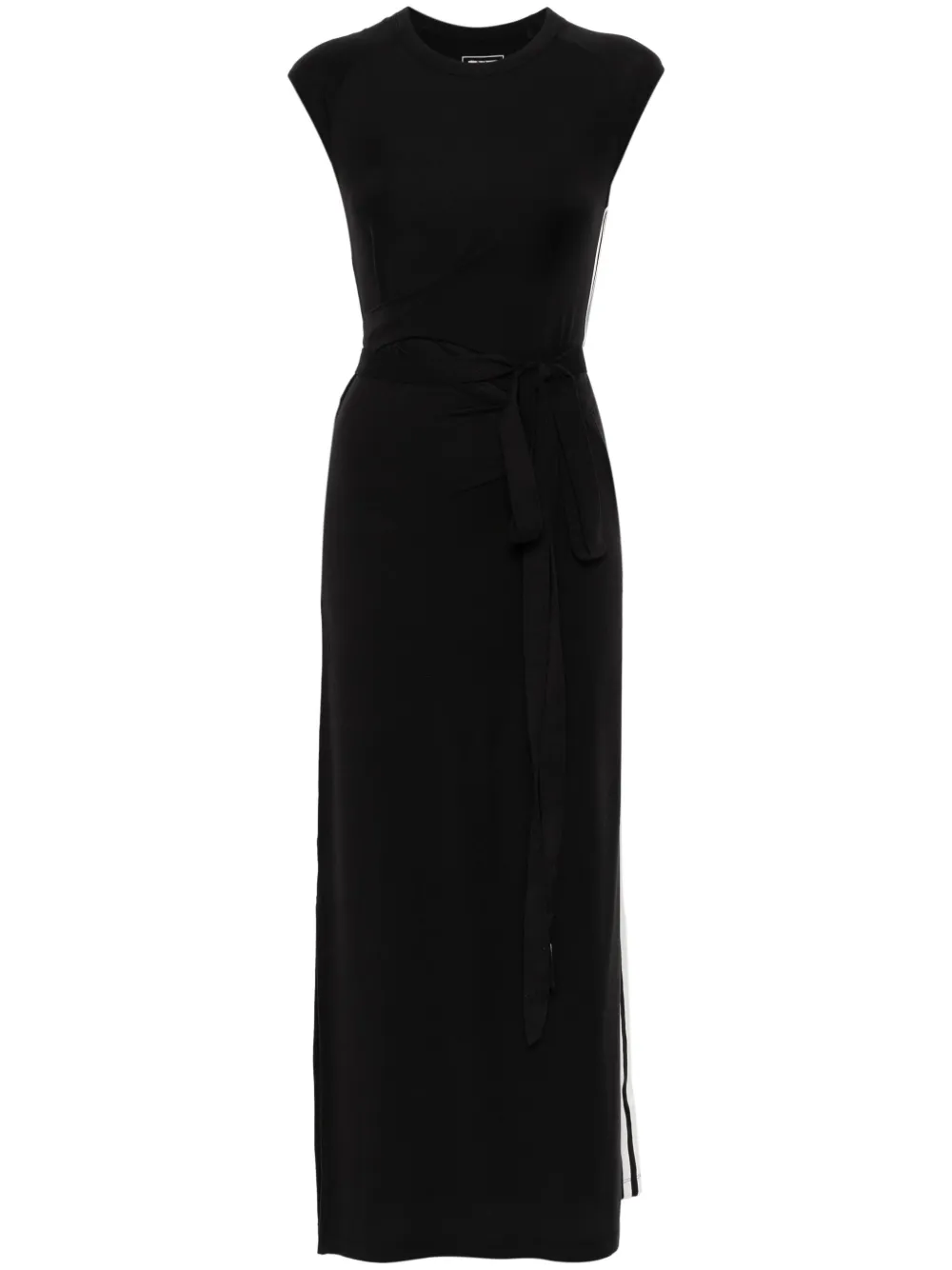 Y-3 Stripes maxi-jurk Zwart