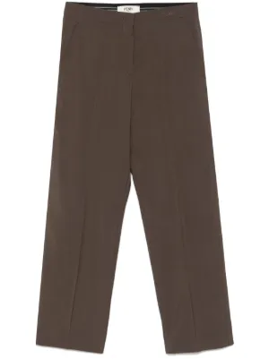 FENDI Straight-Leg Pants for Women - Shop on FARFETCH