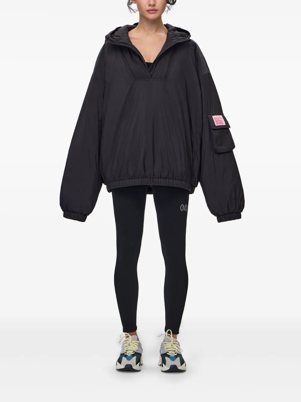 MONOCHROME oversized down jacket - Zwart