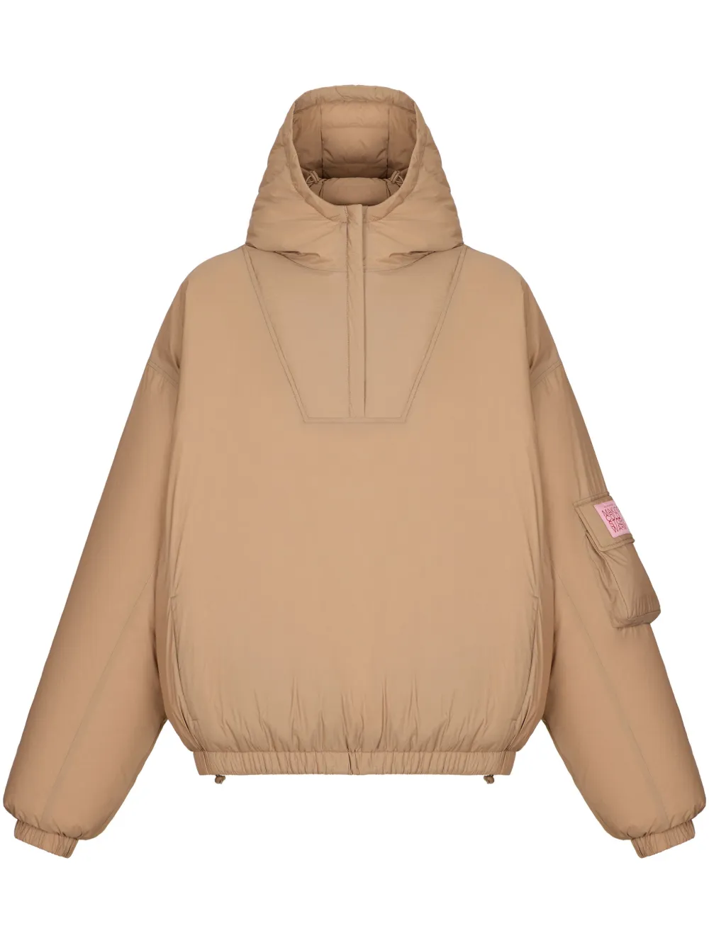 hooded down-jacket