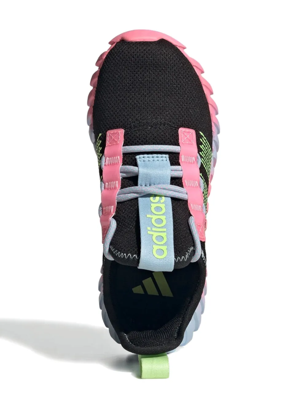 Adidas Originals Kaptir Flow "core Black/hi-res Yellow/clear Sky" Sneakers In Multi